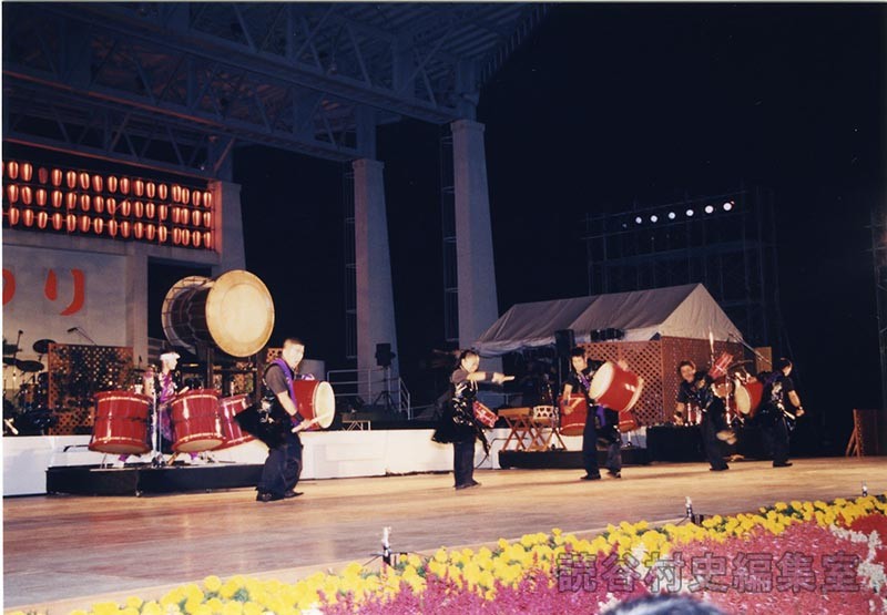 残波大獅子太鼓ステージ（よみたんの音楽祭）