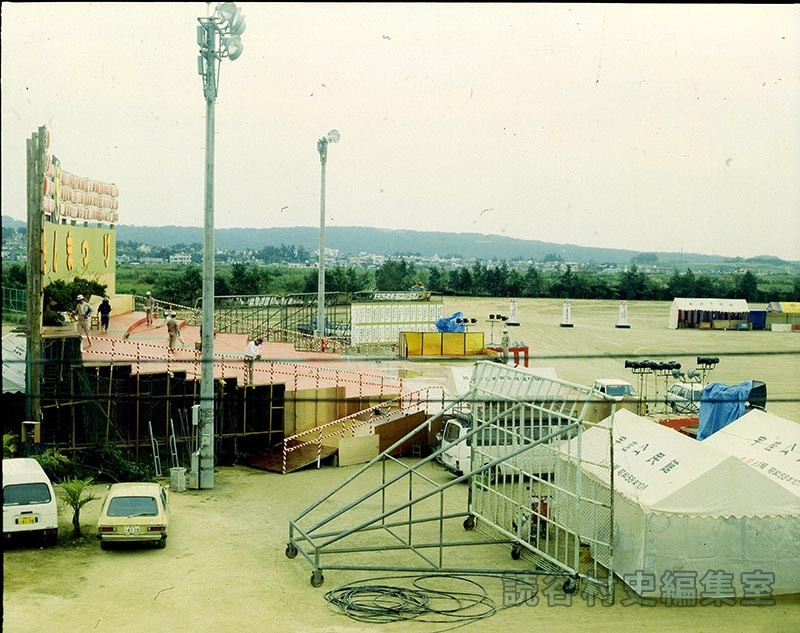 会場風景　準備