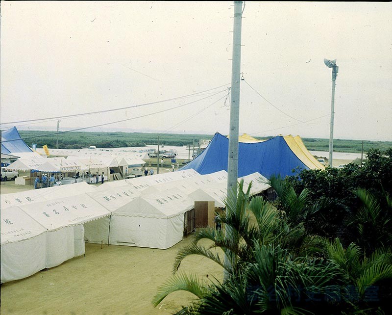 会場風景　準備