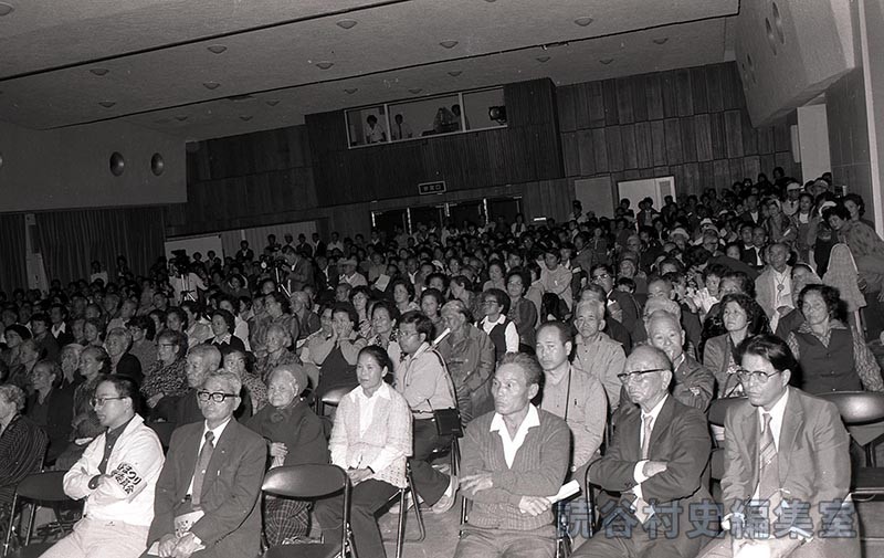 会場風景　観客（福祉センター）