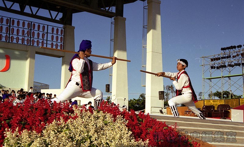 波平棒　波平子ども会（受け継ごう読谷の心）