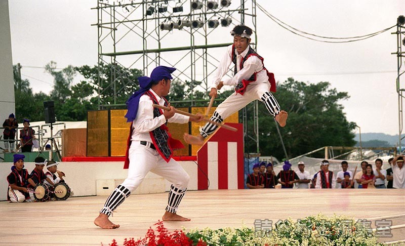 波平棒　波平子ども会（受け継ごう読谷の心）