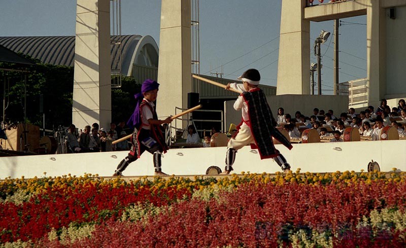 棒術　波平子ども会（受け継ごう読谷の心）