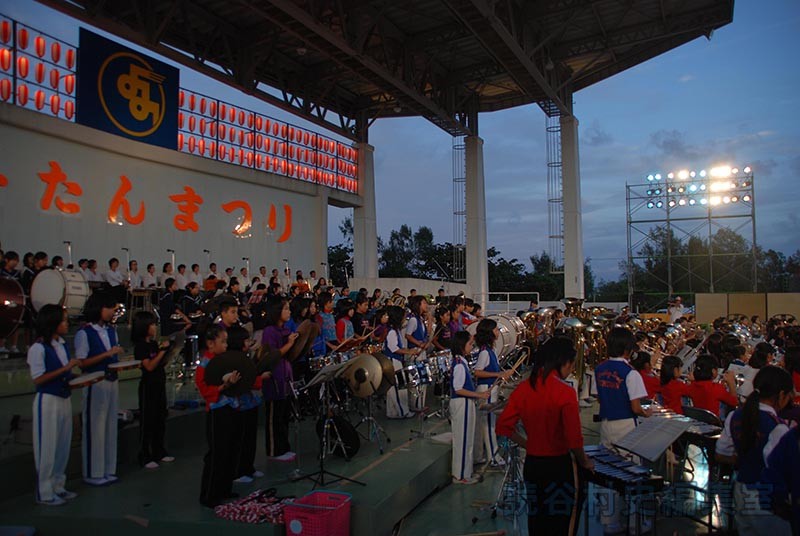 「調」吹奏楽演奏　村内小中学校（創作「進貢船」）