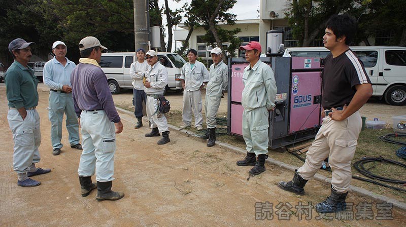 会場風景　準備