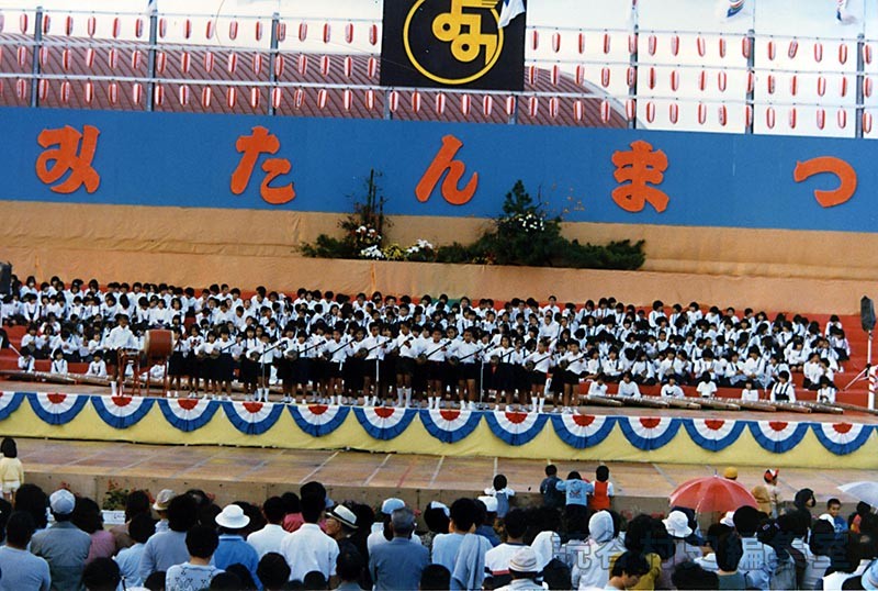 三線・箏演奏　村内5小学校合同（受け継ごう読谷の心）