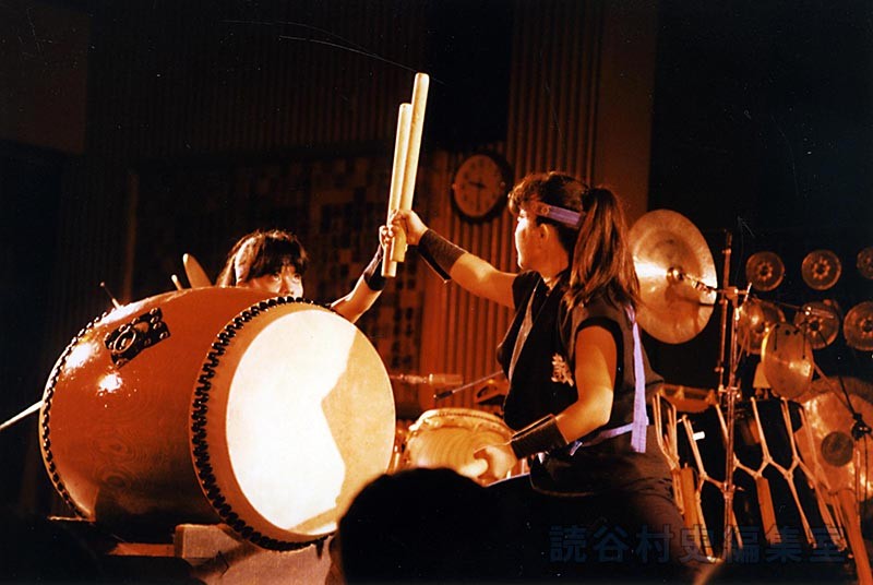 会場風景　太鼓