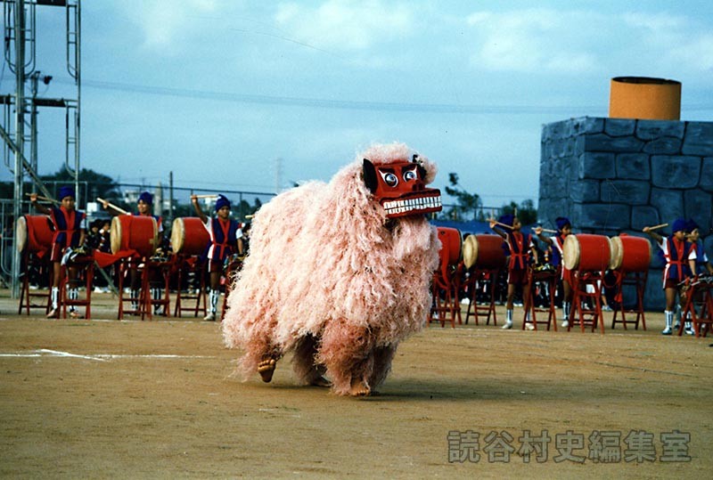 会場風景　獅子舞