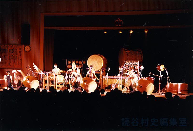 会場風景　太鼓