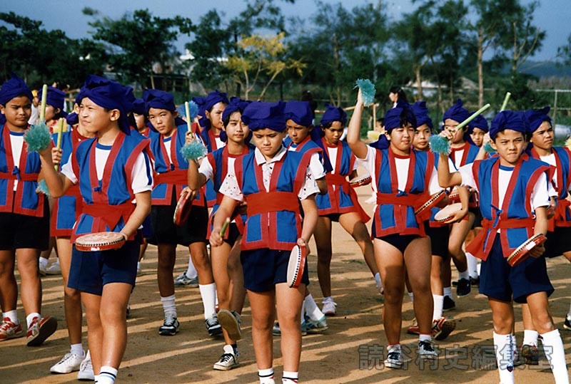 集団演技　村内小中学校