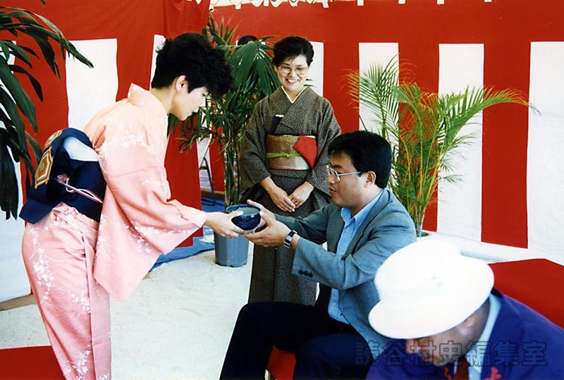 会場風景　呈茶