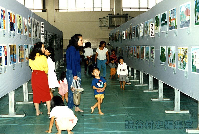 会場風景　総合作品展示会（体育センター）
