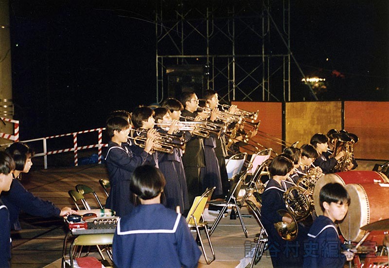 吹奏楽演奏　読谷中学校・古堅中学校（創作「進貢船」）