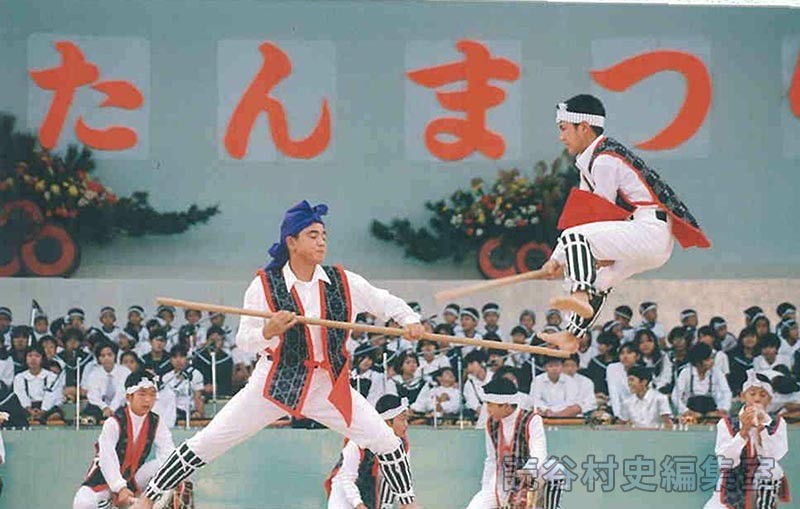 波平棒　波平子ども会（受け継ごう読谷の心）