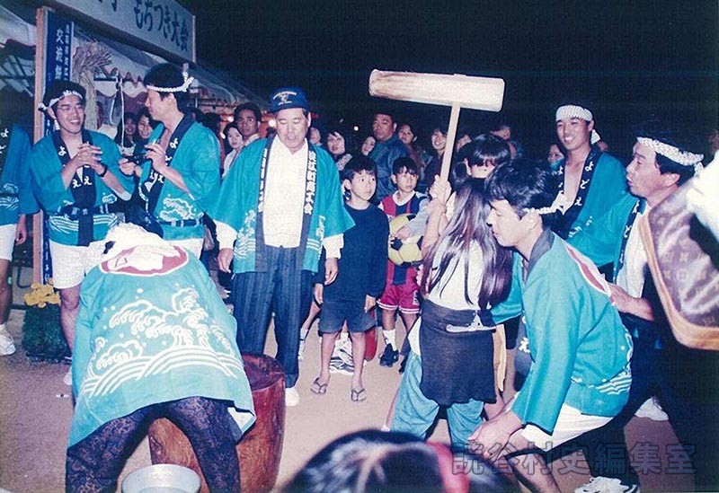 餅つき体験（鳥取県淀江町）
