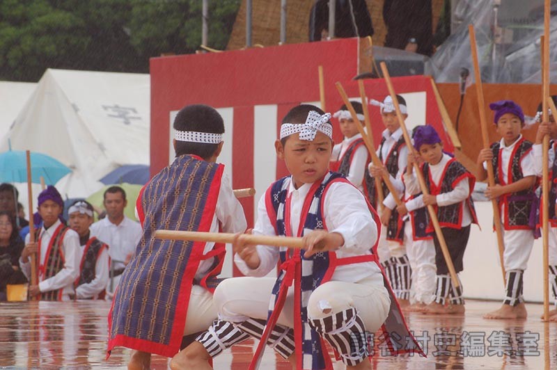 波平棒　波平子ども会（受け継ごう読谷の心）