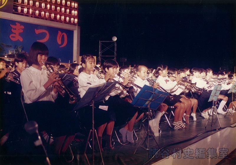 吹奏楽演奏　村内小中学校（創作「進貢船」）