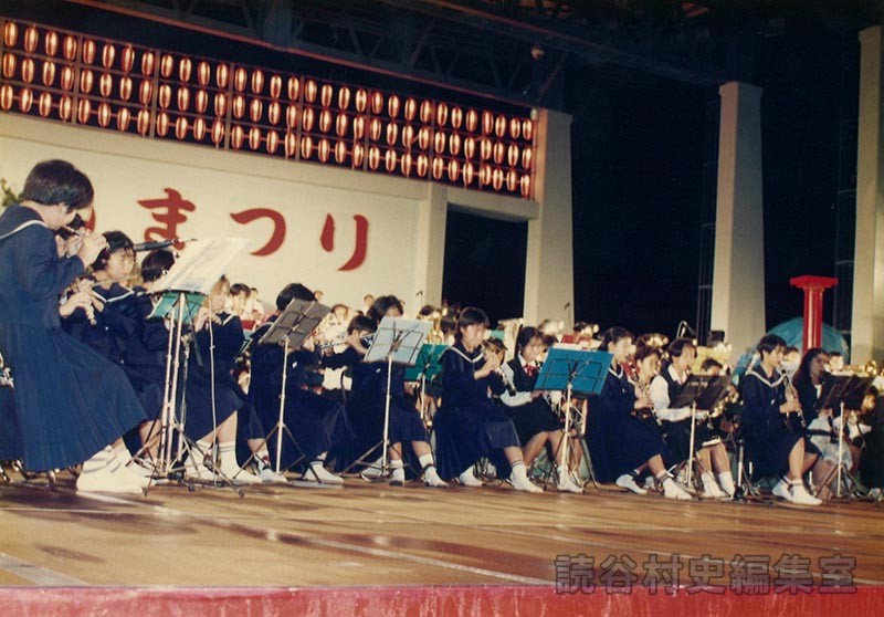 吹奏楽演奏　村内小中学校（創作「進貢船」）