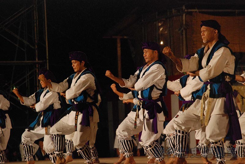 「宴」空手演舞　小林流昭武館・大城道場（創作「進貢船」）