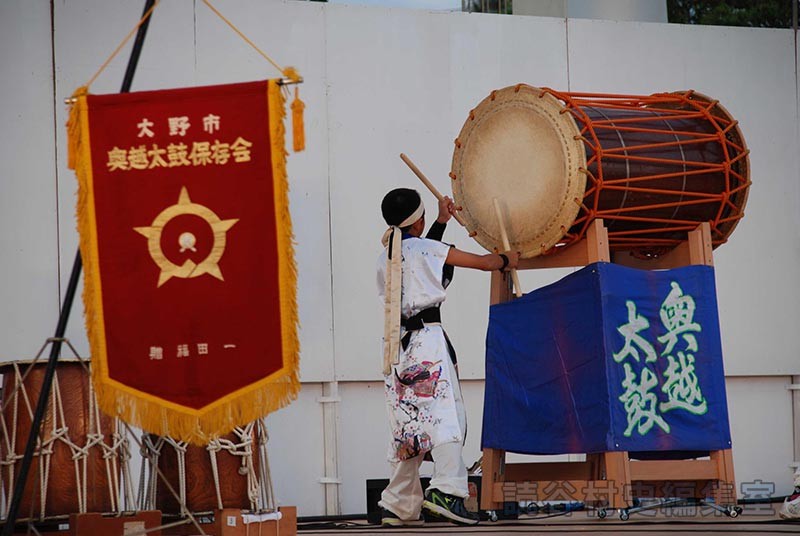 芸能交流　奥越太鼓（福井県大野市）