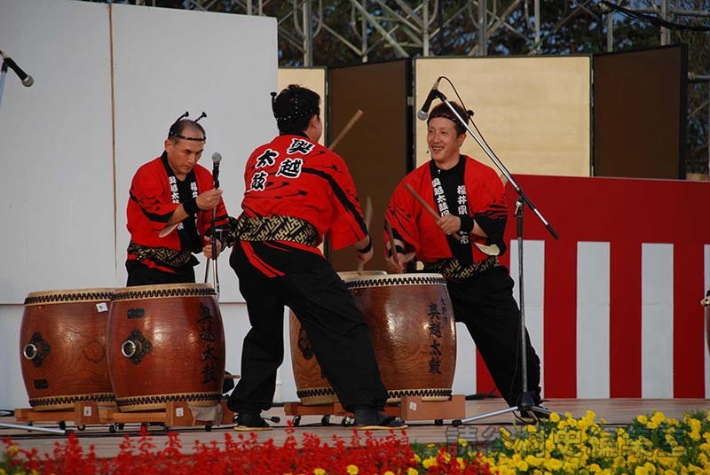 芸能交流　奥越太鼓（福井県大野市）