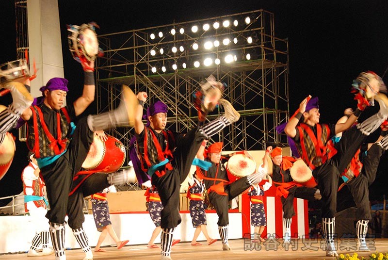 「送」エイサー　高志保青年会（創作「進貢船」）