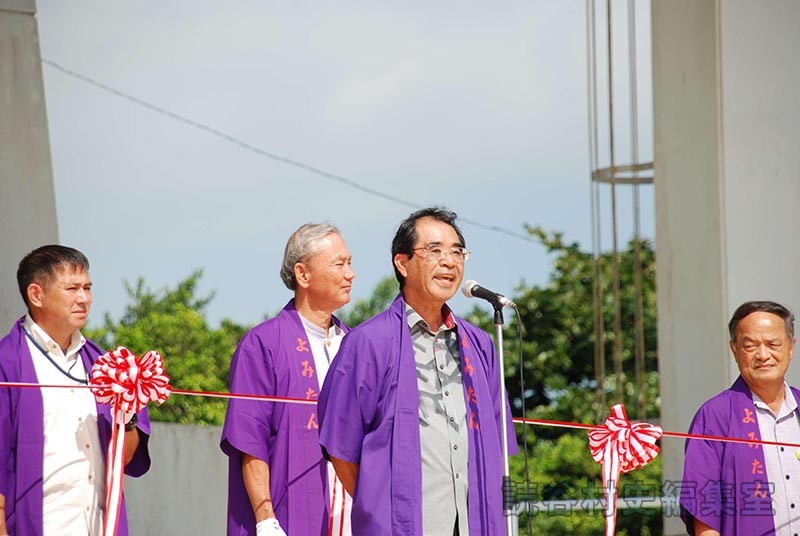 オープニングセレモニー開催宣言　商工会会長