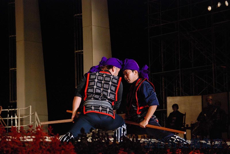 「宴」棒術　座喜味棒保存会（創作「進貢船」）